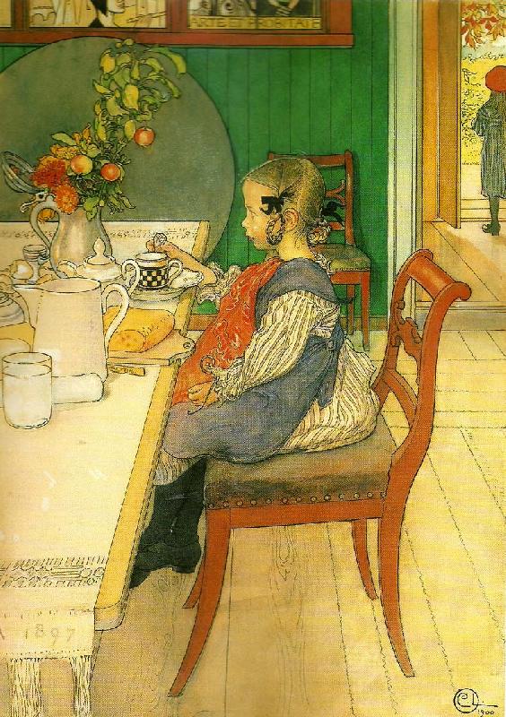 Carl Larsson sjusoverskans dystra oil painting picture